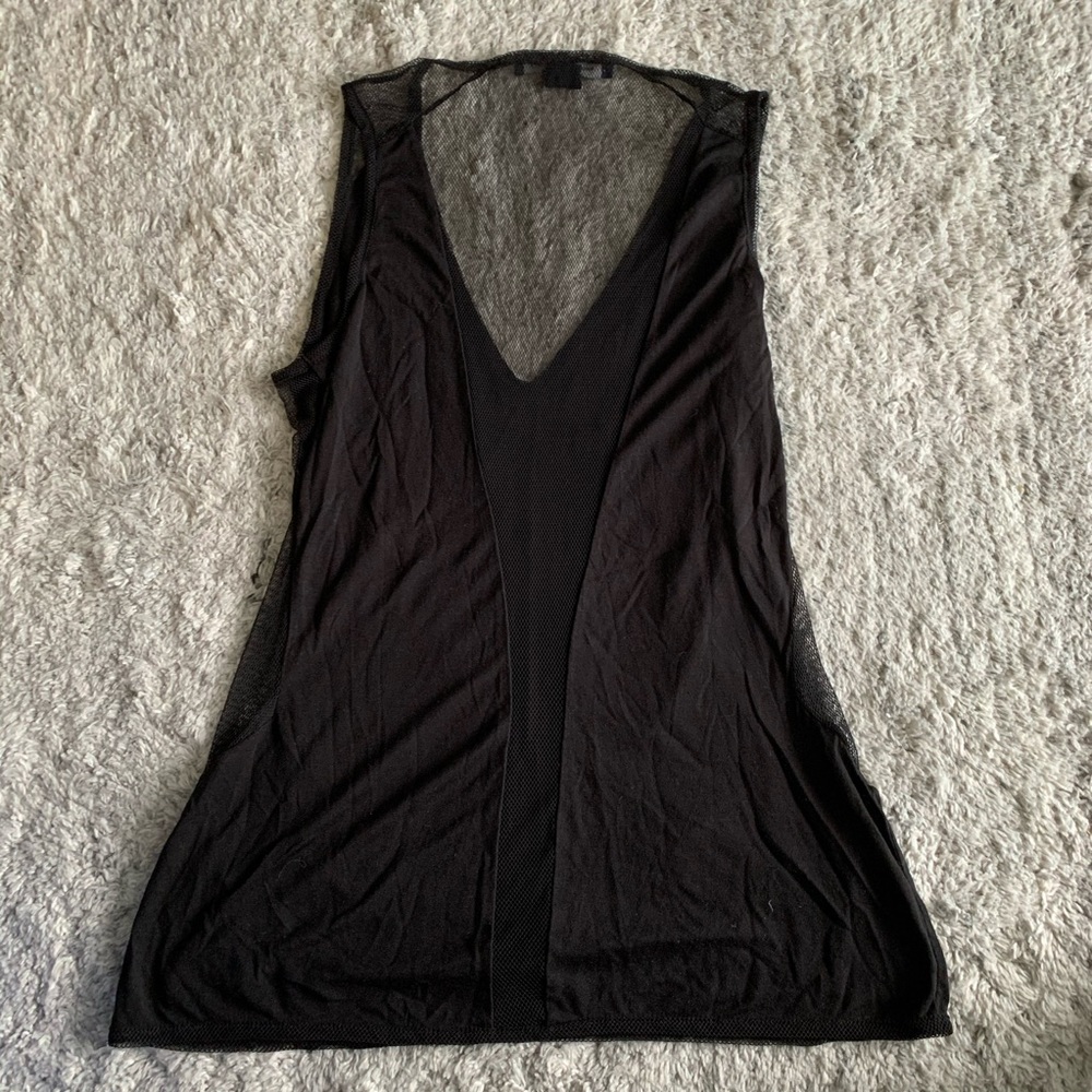 French Connection Mesh Back Tank - Picture 2 of 3